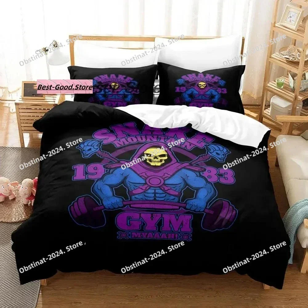 Snake Mountain Gym Bedding Set Single Twin Full Queen King Size Bed Set Aldult Kid Bedroom Duvetcover Sets Anime Bed Sheet Set