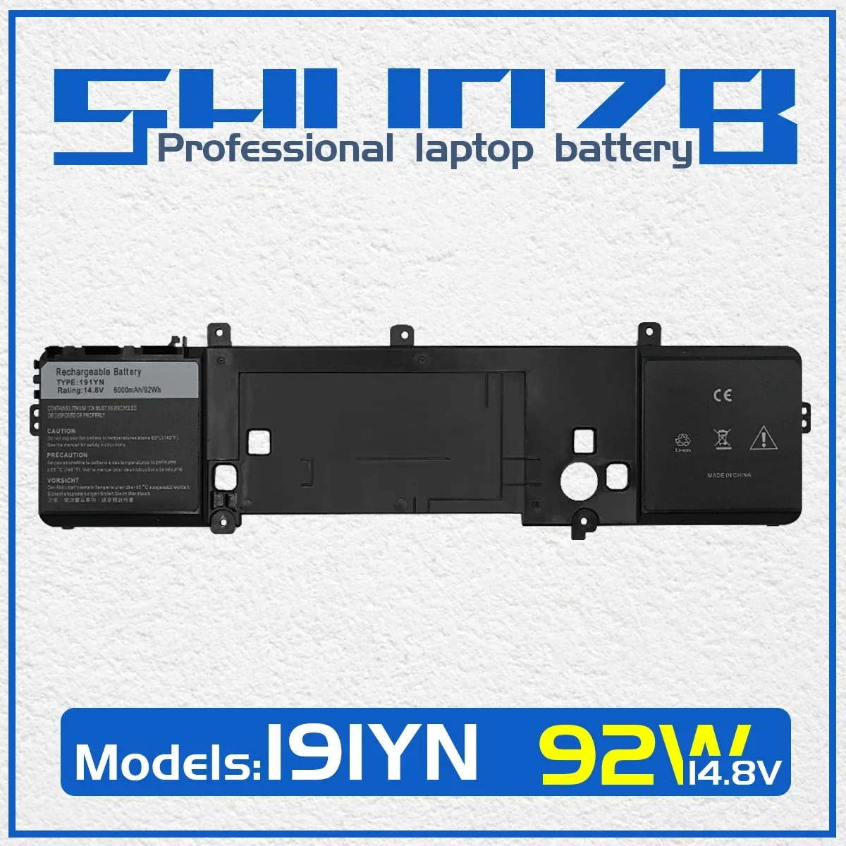 

SHUOZB 191YN Аккумулятор для ноутбука Dell Alienware 15 R1 15 R2 ALW15CD-1718 ALW15ER-3718 ALW15ED-1828 ALW15ED-1718 2F3W1 410GJ P42F