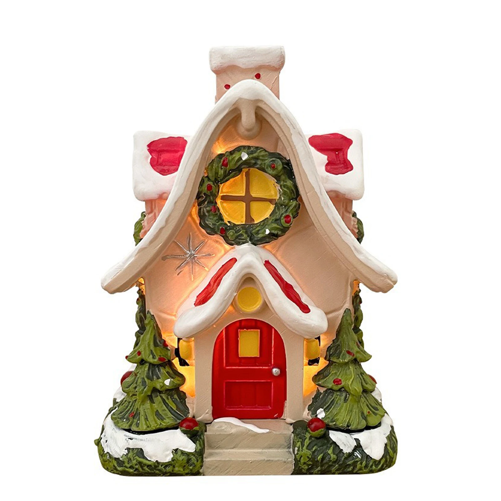 

Рождественский снег, сделанный из высокотемпературной смолы, снежный дом, реалистичный и домик для рождественской рождественской горелки