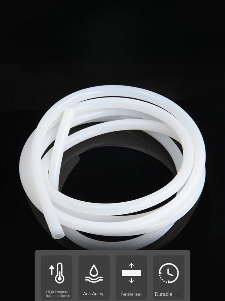 Silicone Rubber Hos, Semi Transparent, Soft, Horizontal, High-temperature Resistant, Thermal Conductive Tube, Hollow Hose