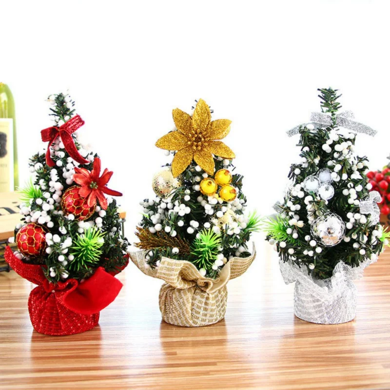 

Christmas Tree Home Bedroom Party Decorations Artificial Christmas Tree Children DIY Handicraft 2024 New Year Gift