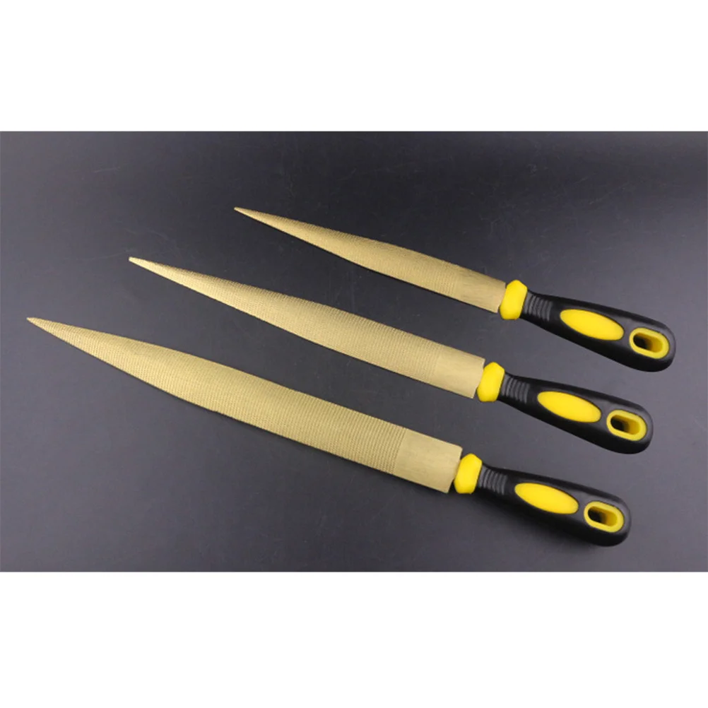 

4 Inch Wood Rasp File Wear Resistant High Strength Steel File for Woodworking Wood Carving Files Carpenter Tool Gold Rasp