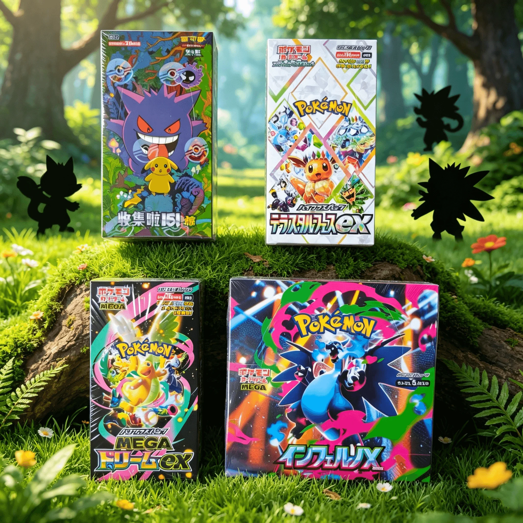 Image of PTCG Original Pokemon-Karten 151 Collection Vol.3 M2 SV8a Japanisches Chinesisches Booster-Pack Scarlet & Violet Eternities Überraschungskarte
