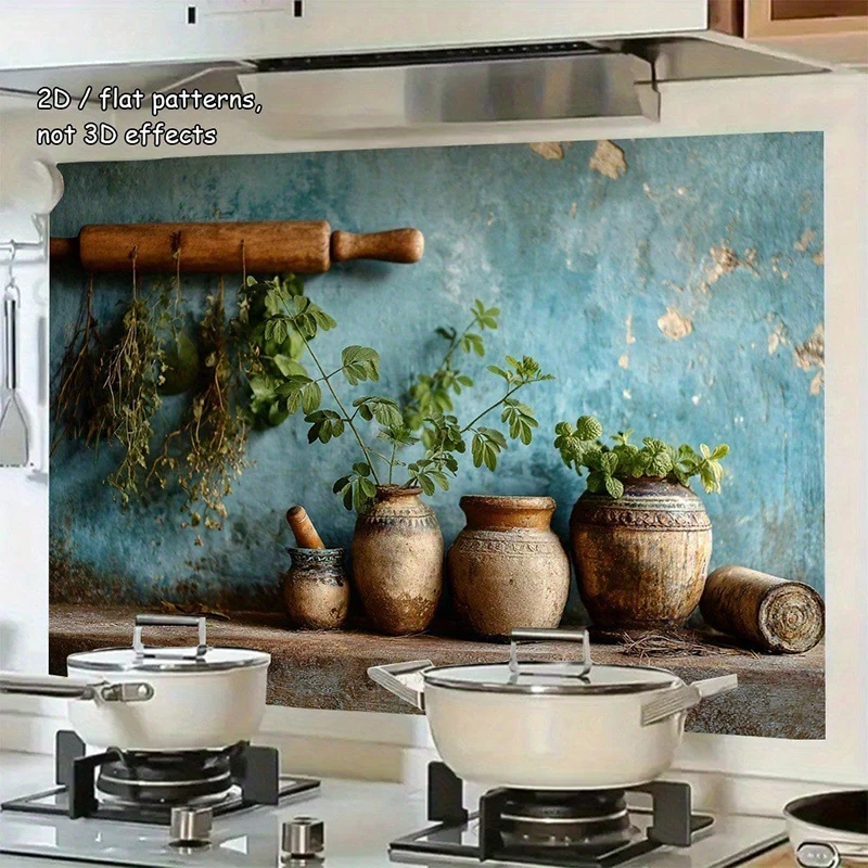 Настенные наклейки в ретро-сти – обзор и цена Interior Design Kitchen Modern
