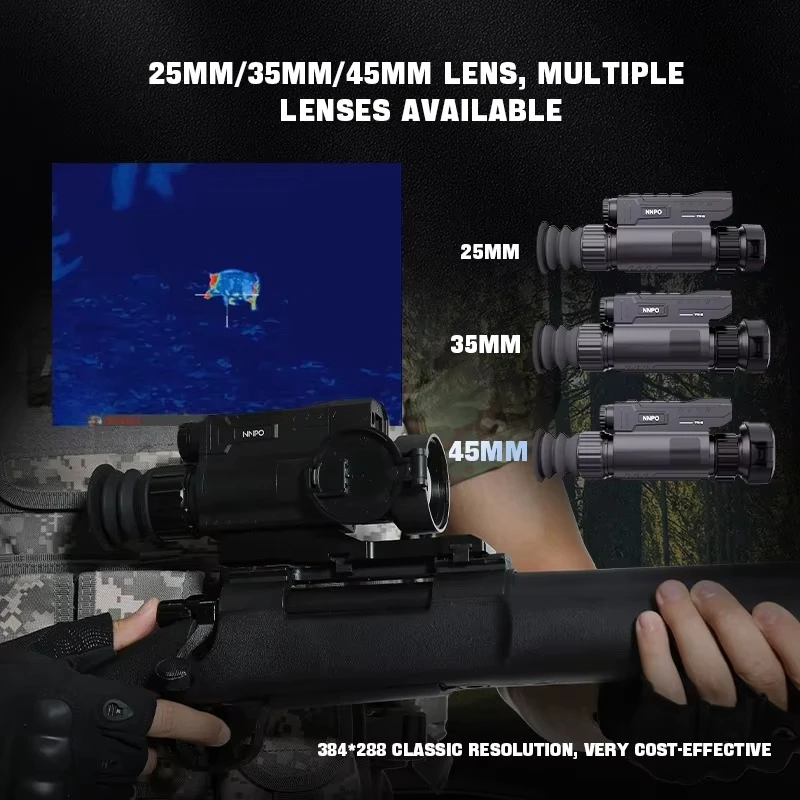 TRS-325LRF 384X288 دقة عالية مقاومة الصدمات نطاق التصوير الحراري في الهواء الطلق الصيد أحادي العين #4