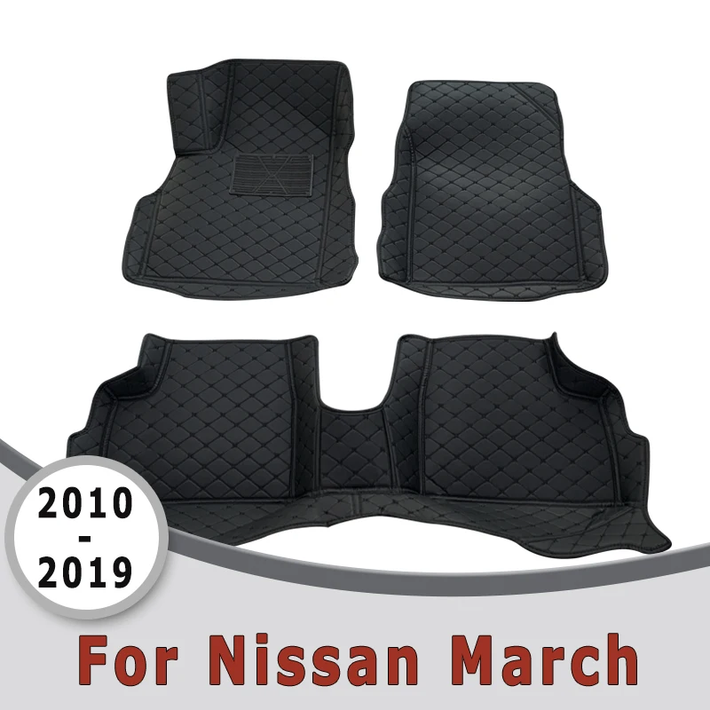 Car Floor Mats For Nissan March 2018 2017 2016 2015 2014 2013 2012 2011 2010 Carpets Interior Auto Parts Accessories Products