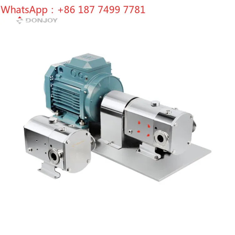 Food Grade SS316L Sine Pump High Viscosity Stainless Steel Sanitary Transfer Pump OEM