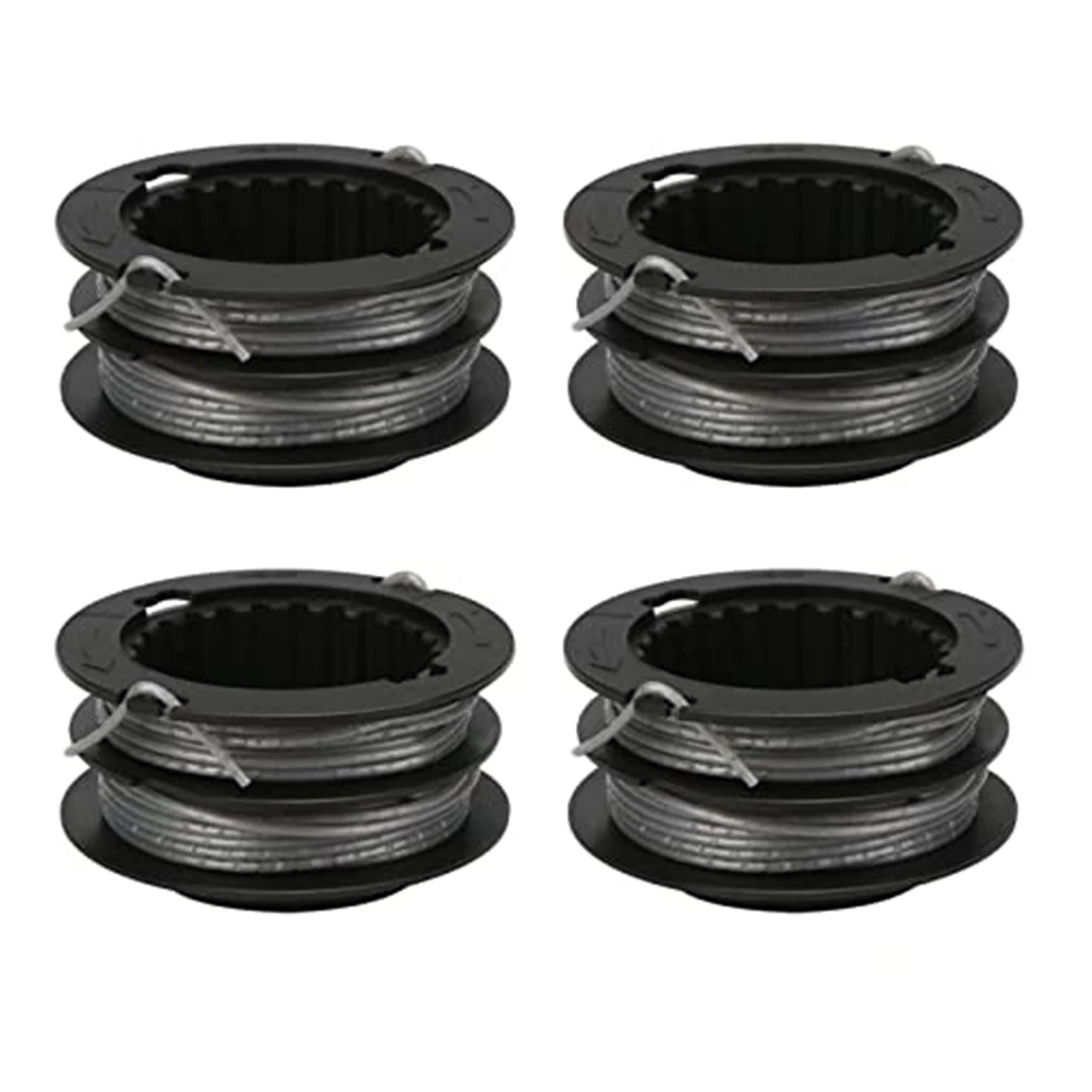 17ft .080 String Trimmer Replacement Spool For Greenworks & For Snapper 4pcs String Trimmer Spool Replacement Garden