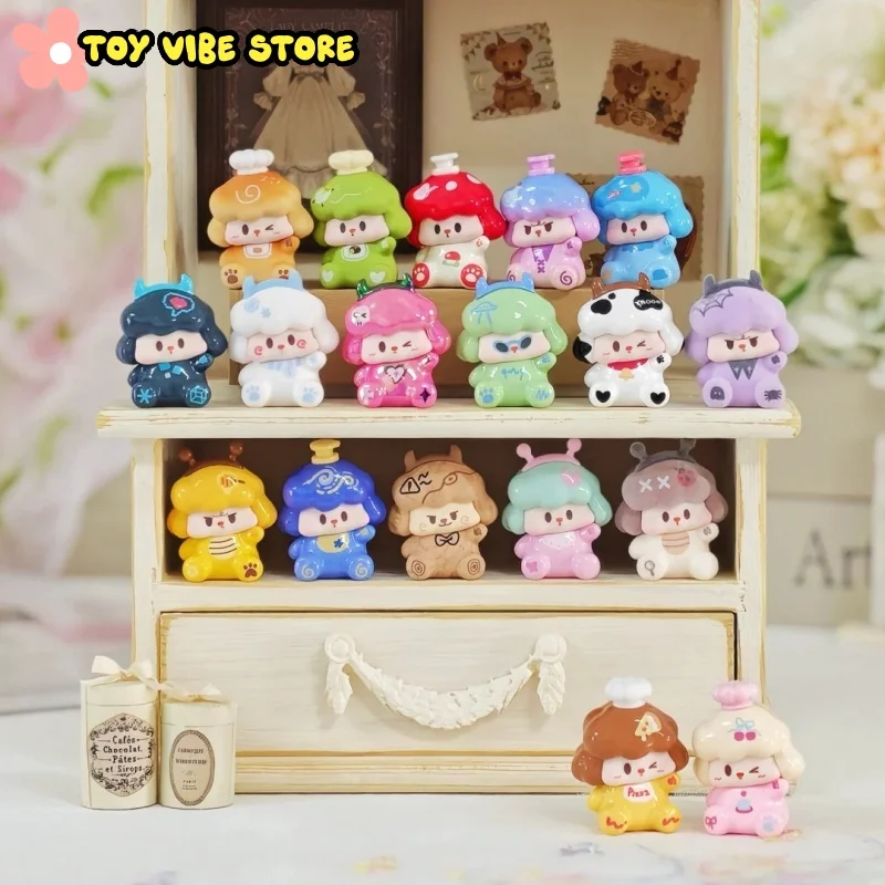 

Точечные товары, творческая серия Buddy, мини-сумка для слепых, милая фигурка зерна, декор для автомобиля и стола, коллекционная для детей, подарок на день рождения