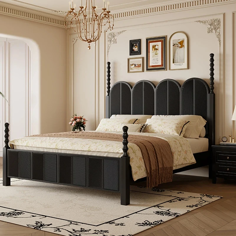 Beauty Full Bed Bedroom American Master Luxury Modern Storage Multifunctional Bed Design Sleeping Cama Solteiro Unique Furniture