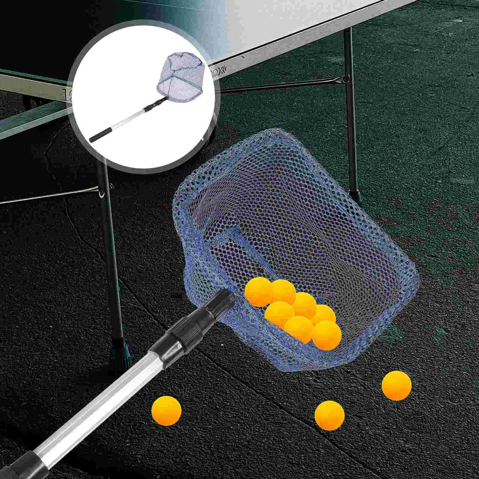 Table Tennis Pick-up Net Ball Collector Telescopic Picker Portable Balls Professional Picking Tool Adjustable Sports