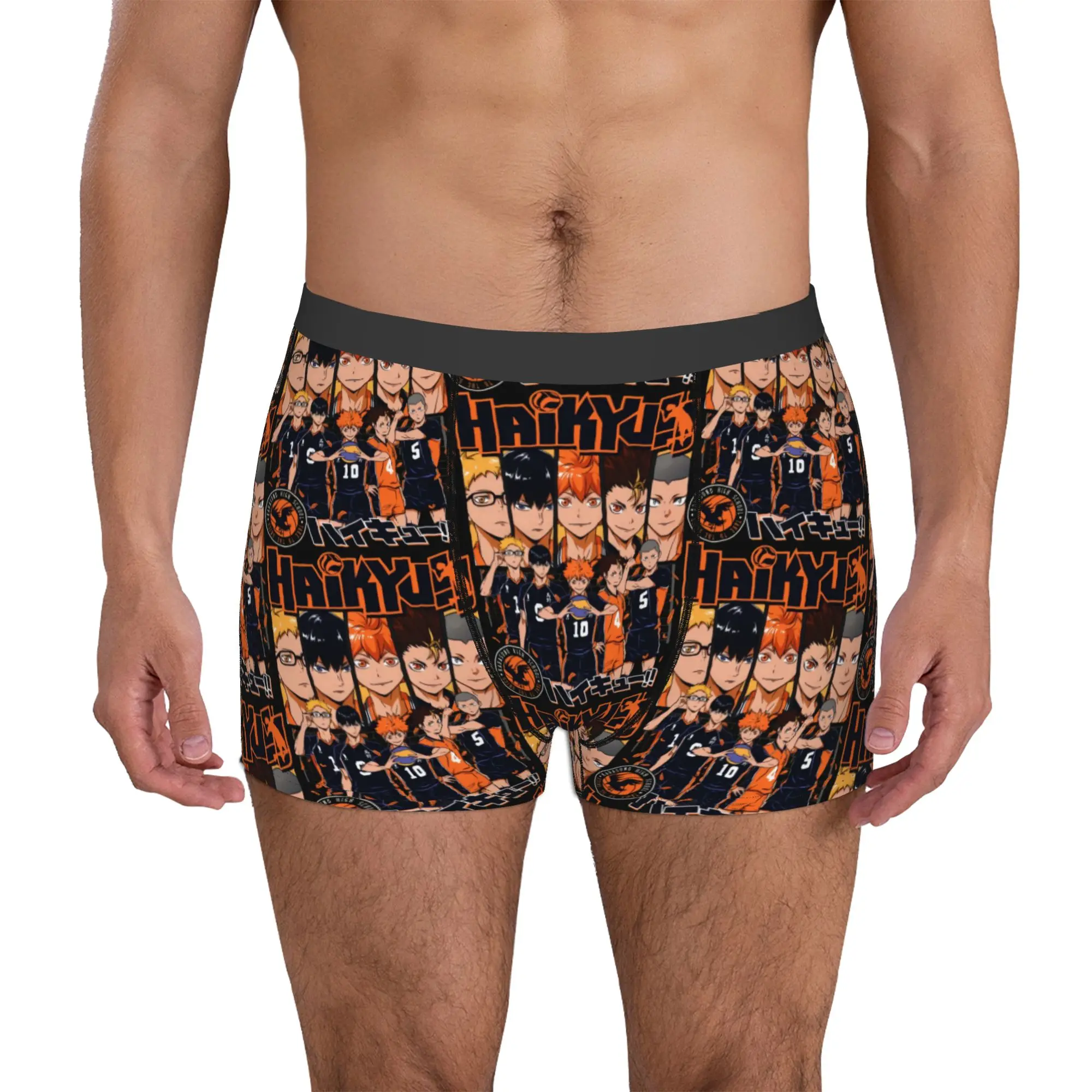 

Haikyuu Manga Boxers Shorts Mens Anime Cartoon Briefs Underwear Cool Underpants