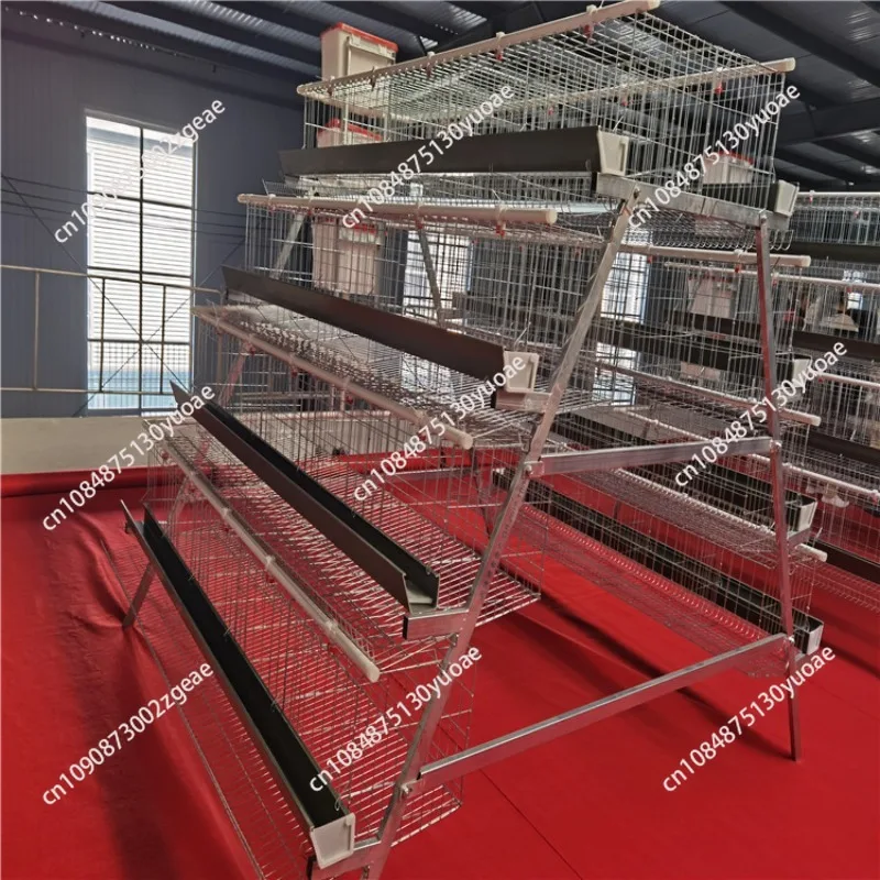 Ladder laying hen, duck cage, goose cage, A-type cage, galvanized process breeding equipment
