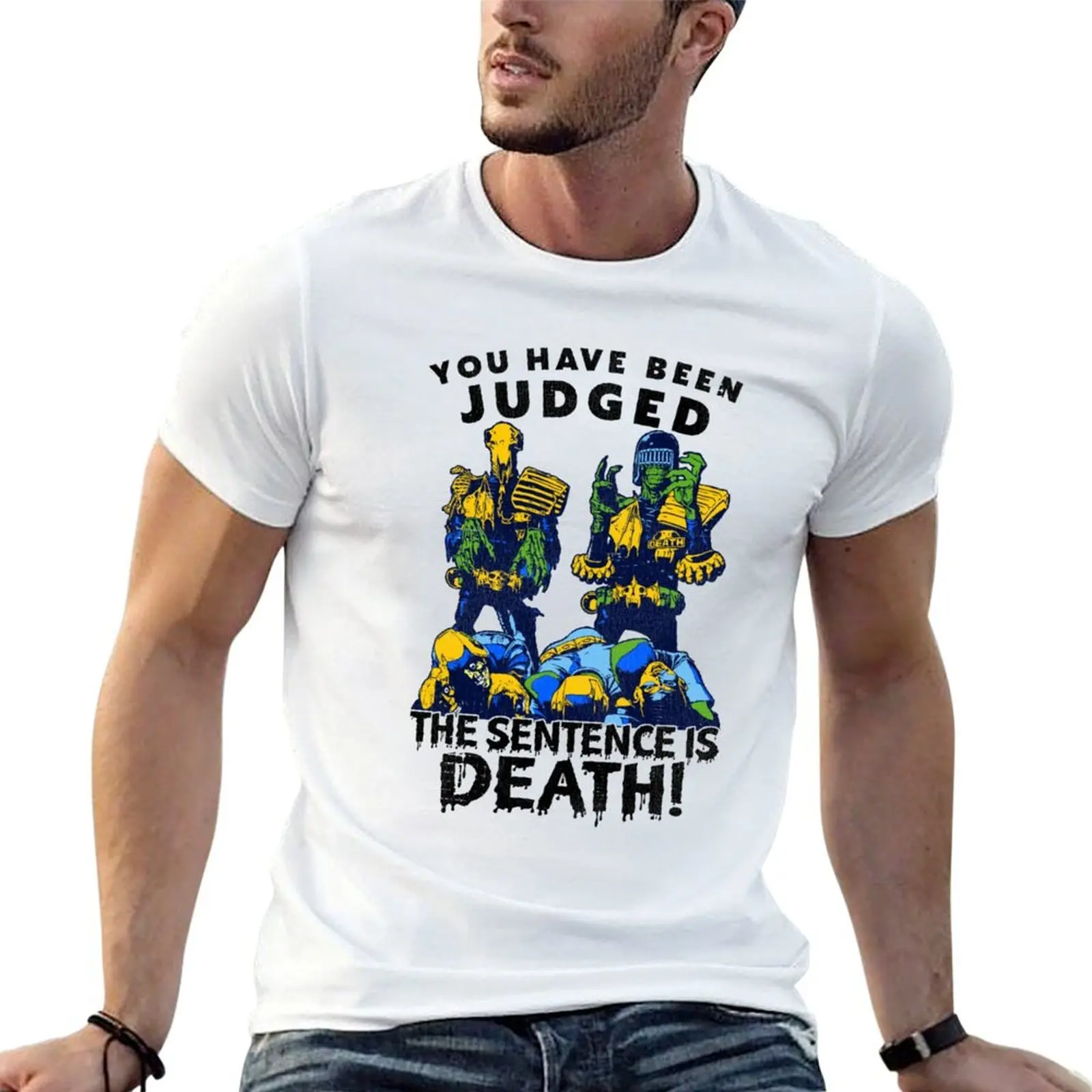 Judge Death 1983 T-Shirt man t shirt luxury man t shirt heavy cotton g man t shirts for men T-shirt