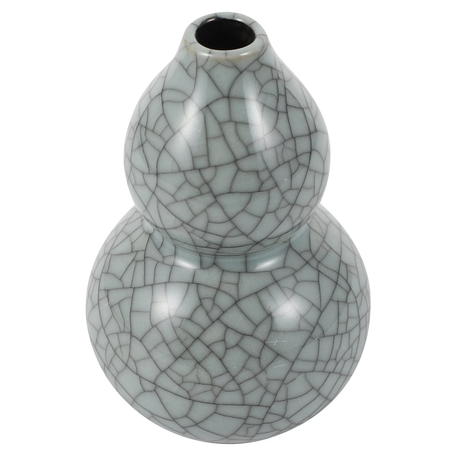

1Pcs High Quality Ceramic Gourd Vase Unique Design Craftsmanship Perfect for Home Office Decor Gourd Shape Vase