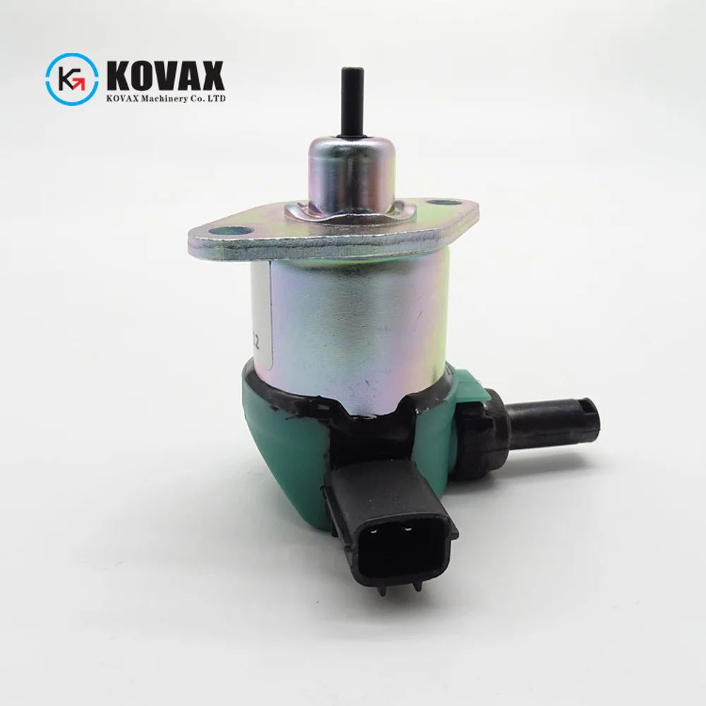 For 12v Shut Off Solenoid 17208-60016 Excavator Flameout Switch D1005 D1105 V1505 Shutdown Kubota