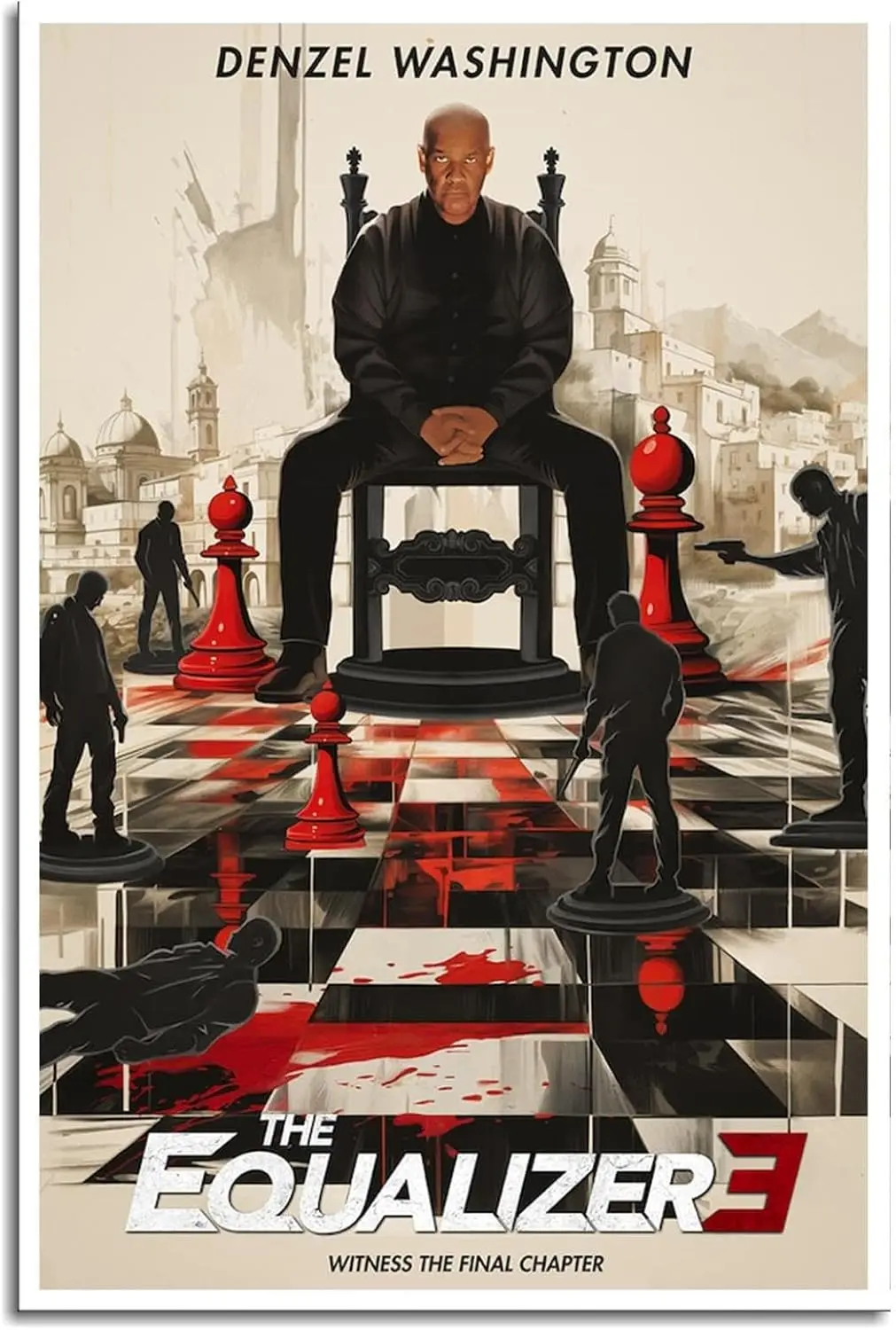 Affiches de films The Equalizer imprimées sur toile, affiches de films d'action et d'thriller, affiches de films classiques, art mural pour la maison, le bureau et le couloir