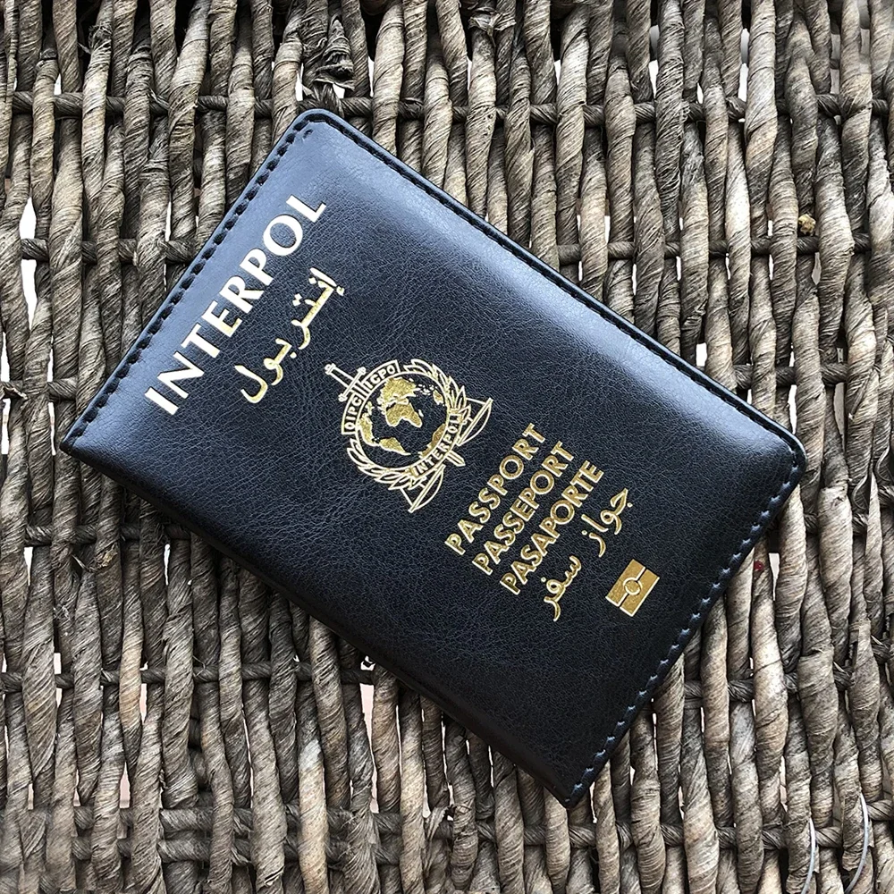 International Interpol Passport Cover Document