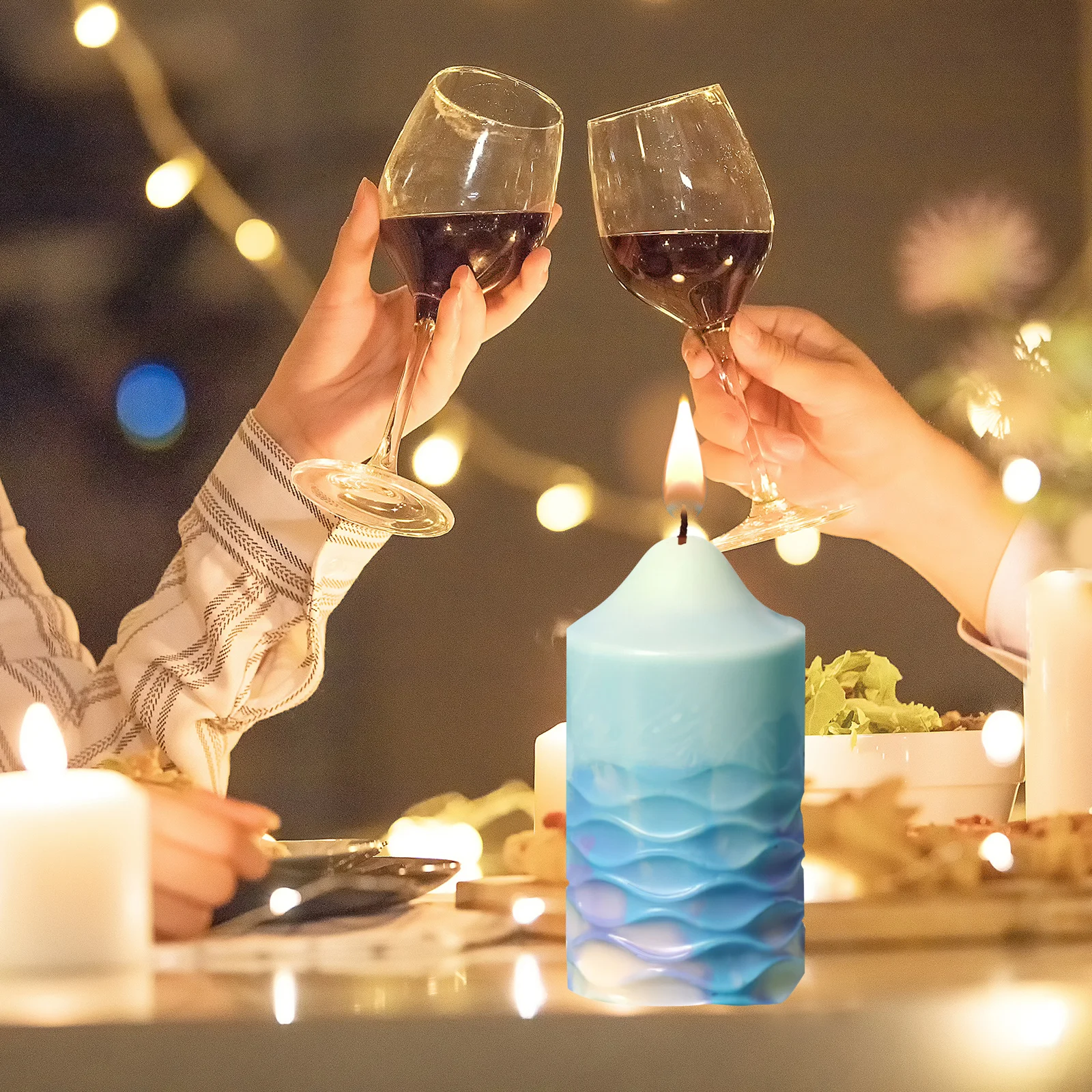 

Handmade Candle Silicone Mold Making Kit | Cylinder Casting Moulds for Beginners,Easy-to-Use & Non-Stick Tool Set , New Crafters