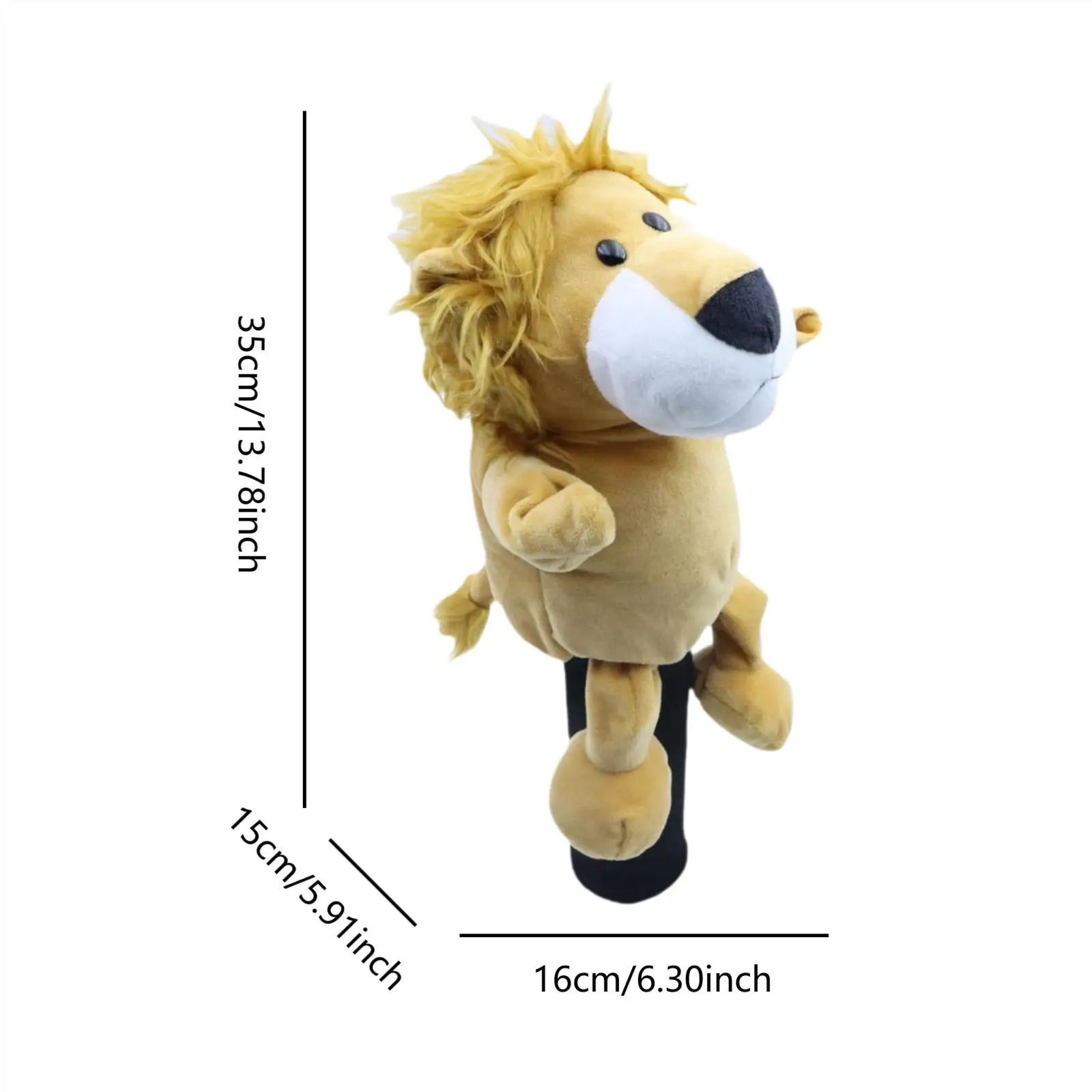 غطاء رأس ليون جولف هدية جولف غطاء رأس كرتوني خفيف الوزن #6