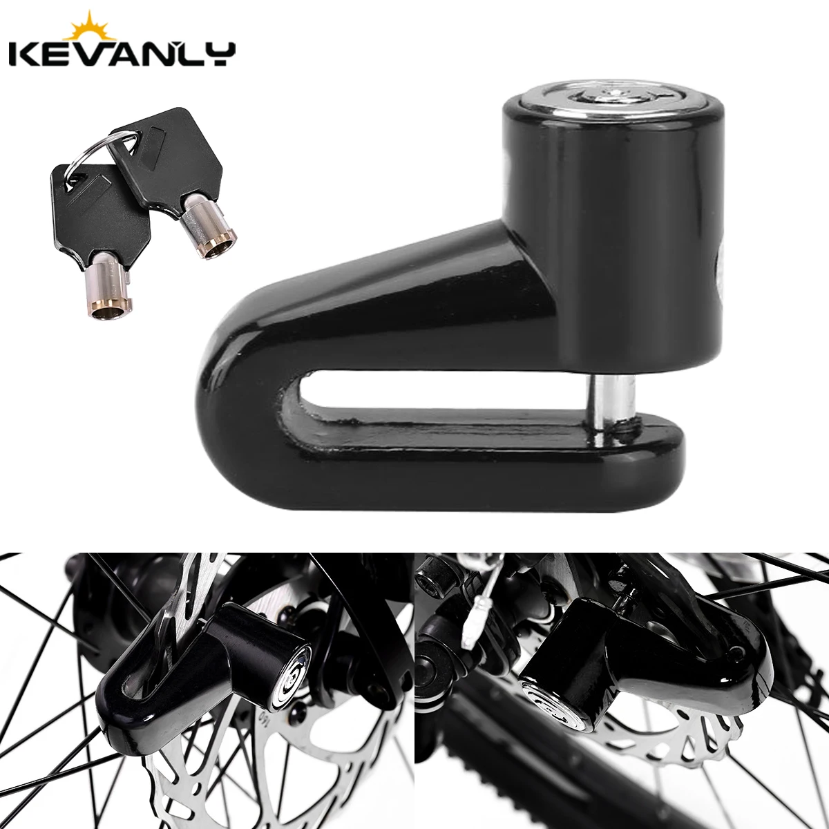 

Bike Wheel Disc Brake Lock Safety Antitheft Lock for Motorcycle Scooter Disc Brakes Wheel Locker Motorcycle Accessories