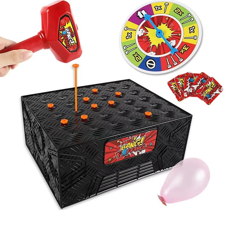 Bang Bang Pop Balloon Board Game Interesting Birthday Party Game Indoor Desktop Whack a Balloon Toys