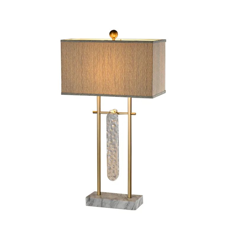 

Modern American bedroom bedside lamp living room table lamp retro coffee table lamp
