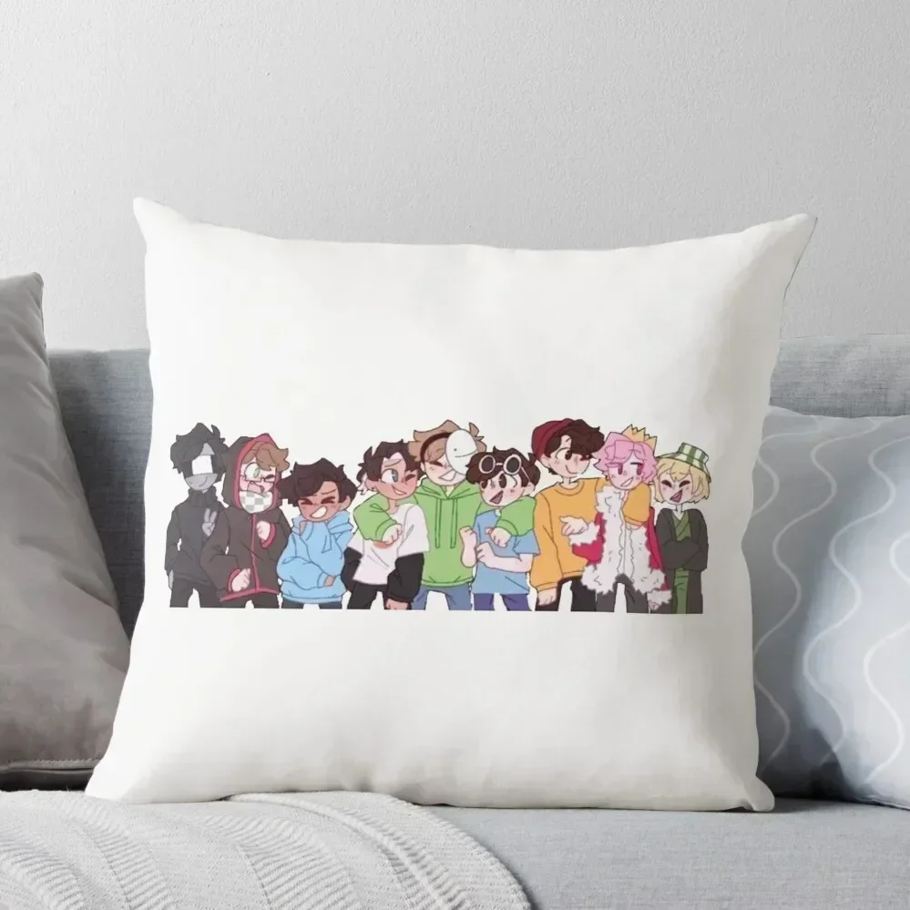 

Dream smp Throw Pillow Christmas Pillow Cases Christmas Covers christmas supplies Decorative Cushions For Living Room pillow