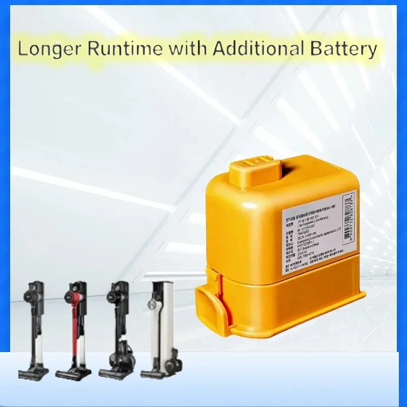 8000mAh BatteryforLG Cord Zero A9/A9S/P9 Series,HighCapacity Replacement for A9MAX/A9T-Ultra/A9K-PRO/A9N/A9M,Long-Lasting Energy