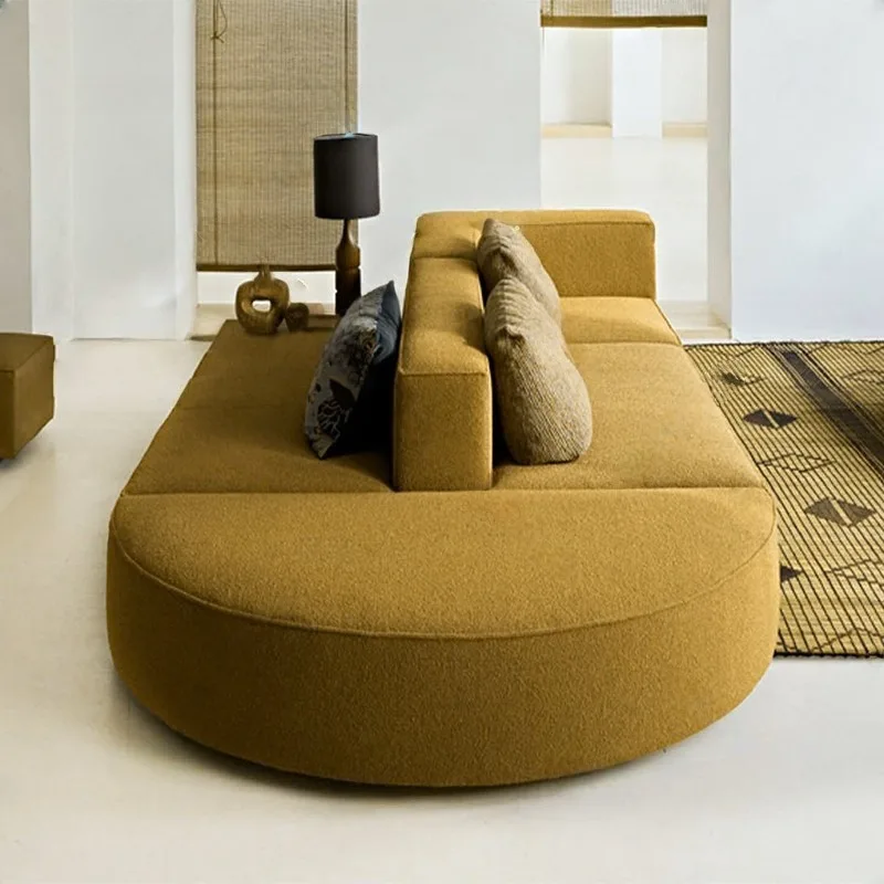 Double-sided sitting back combination sofa, minimalist living room, office and leisure area