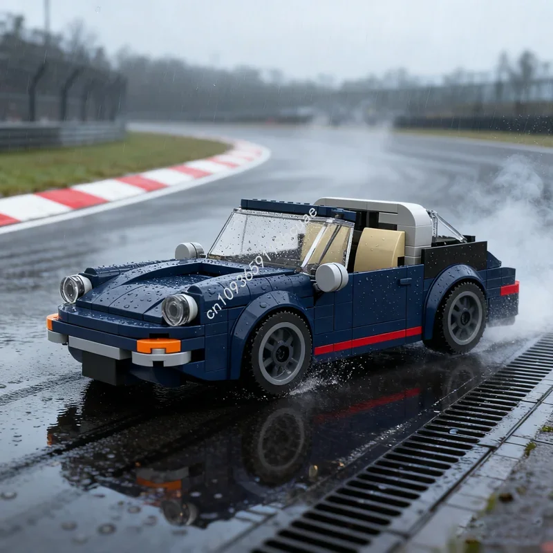 

303 шт. MOC Porscheed Targa City Champions Модель Строительные игрушечные блоки Строительство Сборка DIY Рождественские подарки Креативная идея