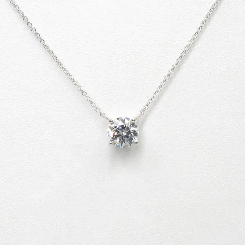 Lnngy 1CT 2CT 3CT Moissanite Collana con pendente per le donne Catene in argento 925 originali Solitario Collane con goccia Gioielleria raffinata da