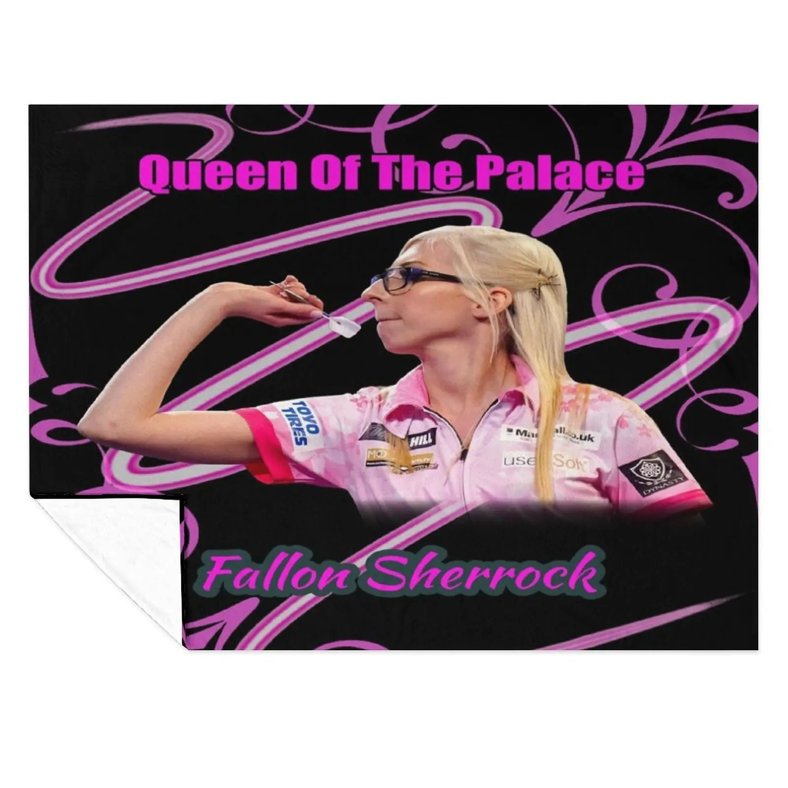 

Fallon Sherrock Queen Of The Palace Throw Blanket Sleeping Bag Plush Bed covers Soft Plush Plaid Blankets