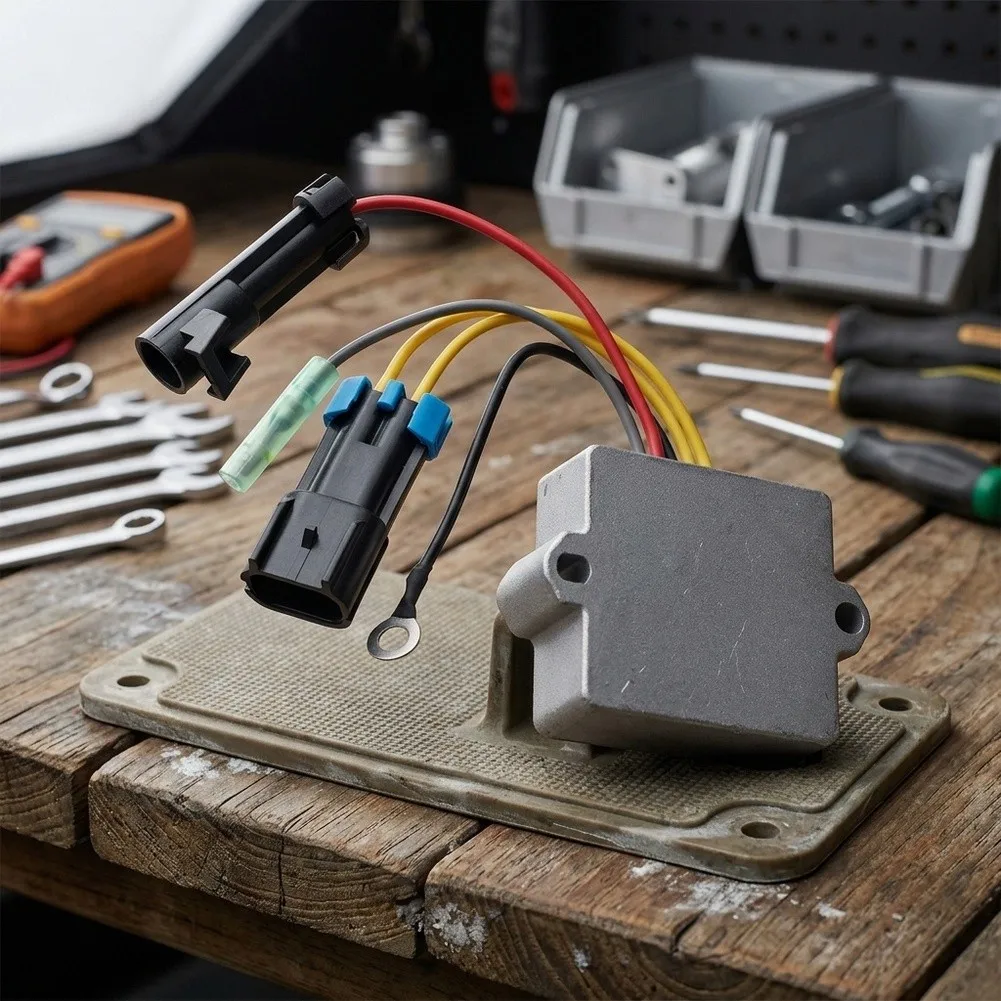 5-Wire Voltage Regulator for Mercury For Outboard Motors For 30HP to 60HP Compatible with 893640T01 and 893640001