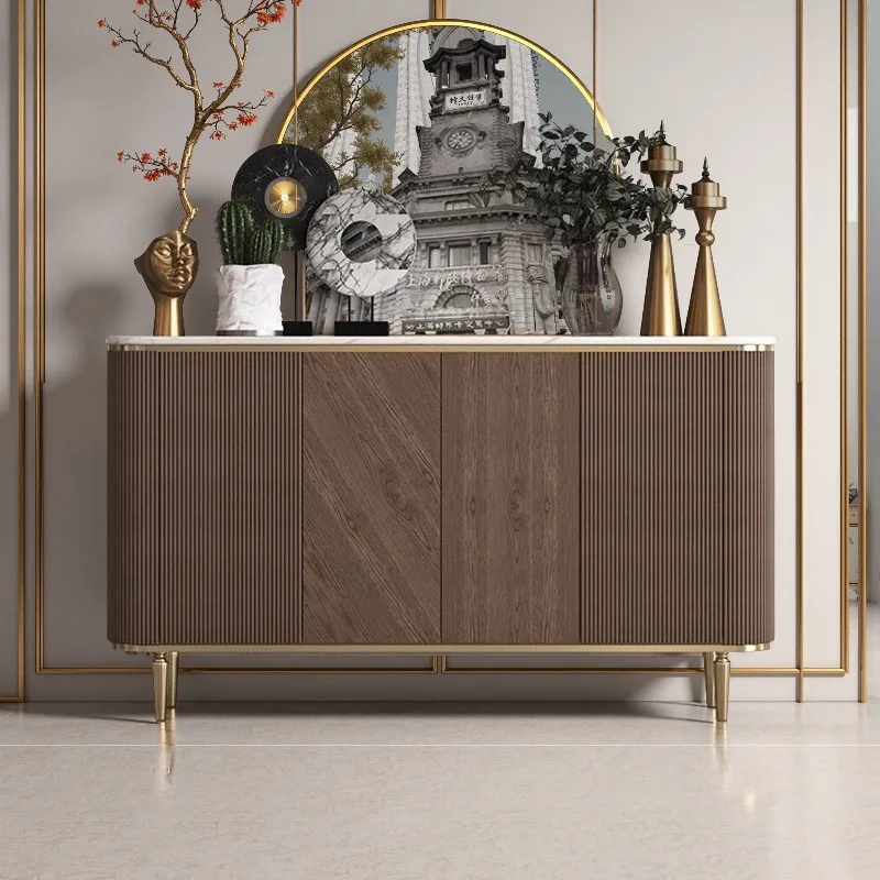 

Nordic Long Living Room Cabinets Luxury Dustproof French Narrow Living Room Cabinets Modern Meuble Rangement Furniture Home