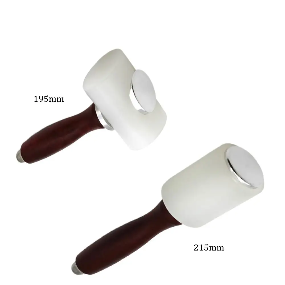 المهنية الجلود نحت المطرقة الخشب مقبض DIY أداة مطرقة أدوات حرفية اليدوية الجلود الحرفية لكمة الطباعة قرع #6