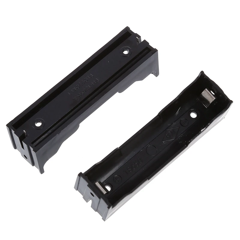 Hot 20X Black Open Battery Holder Case Box For 3.7V 18650 Battery