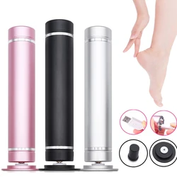 Usb recarregável sem fio elétrico arquivo de pé cutícula calo removedor máquina pedicure ferramentas ferramenta cuidados com os pés com 60pcs grindiner