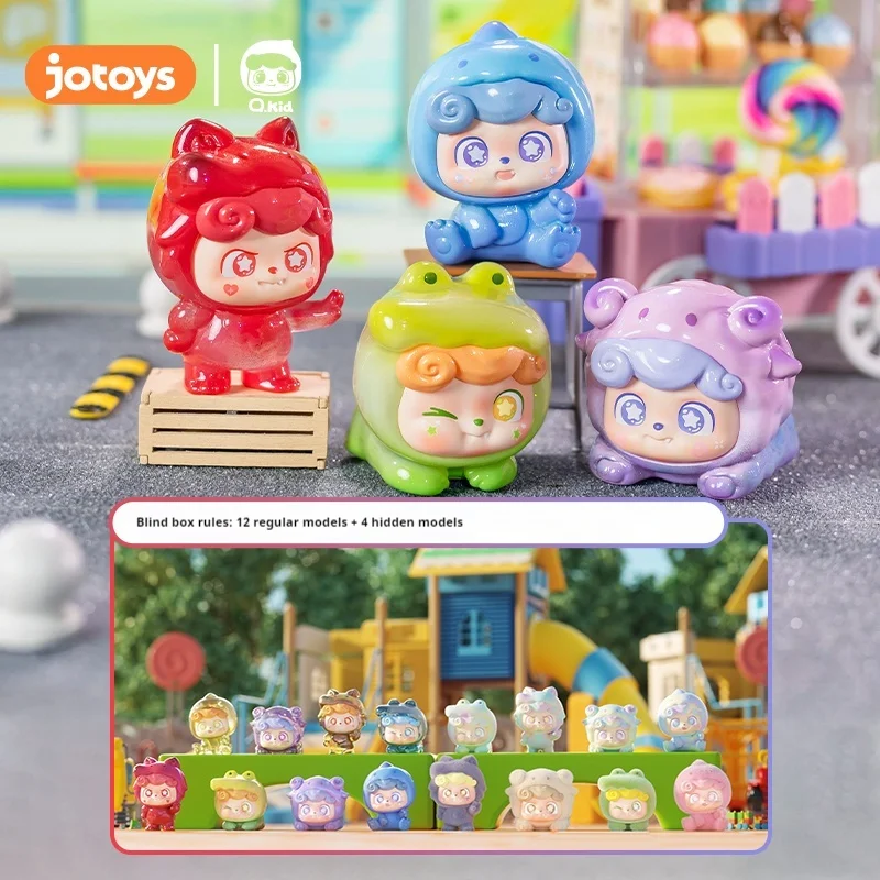 Jotoys Q.Kid Super Q.Team Mini Series Blind Box - Surprise Cute Handmade Ornaments Lovely Gift Trendy Collectible Toys