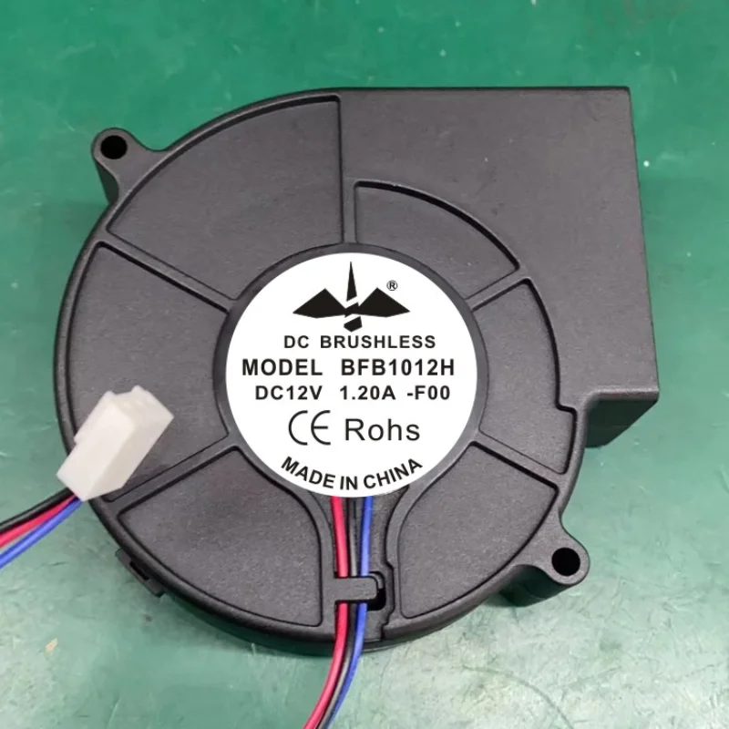 

New Cooler Fan for BFB1012H-F00 Special cooling fan for barbecue Waste oil combustion furnace blower BFB1012H 9733 12V 1.20A