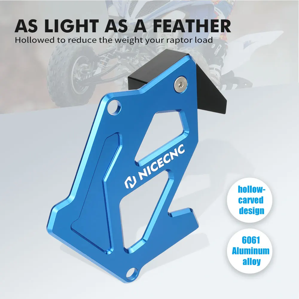 Pelindung Rantai Sprocket Case Saver Untuk ATV Yamaha Raptor 700 2006-2011 2013-2024 700R 2016-2024 Aluminium