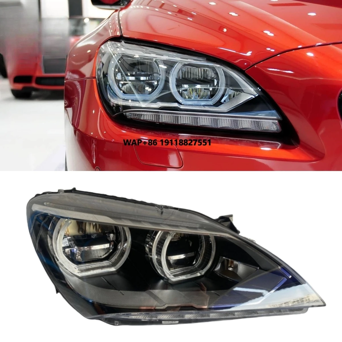 

For 6 Series F06 LED Headlights 2010-2014 F12 F13 640i 650i M6 Original Full LED Headlamp LED Daytime Running Lights