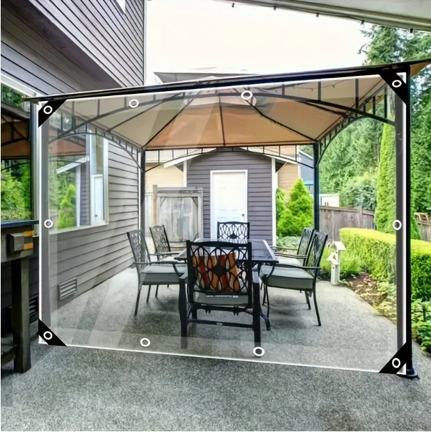 

Multi-Functional Transparent Thickened Waterproof Cloth, Suitable for Both Outdoor and Indoor Use! It Is Excellent at Preventing Leaks and