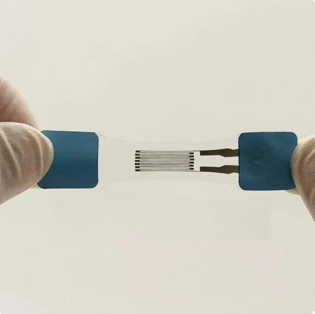 Stretchable strain sensor for soft robots/wearables/e-skin