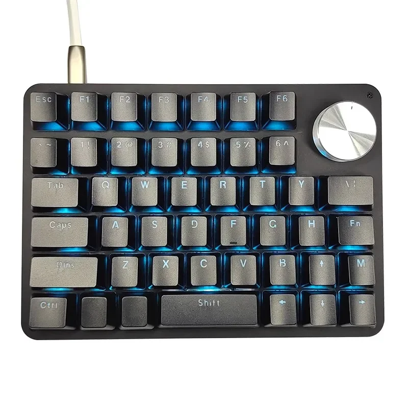 مقبض برمجة ماكرو للوحة المفاتيح MK45 أحادي اليد لرسم لوحة المفاتيح الميكانيكية الحساسة المخصصة لرقاقة PS/Ai/LR/PR #5