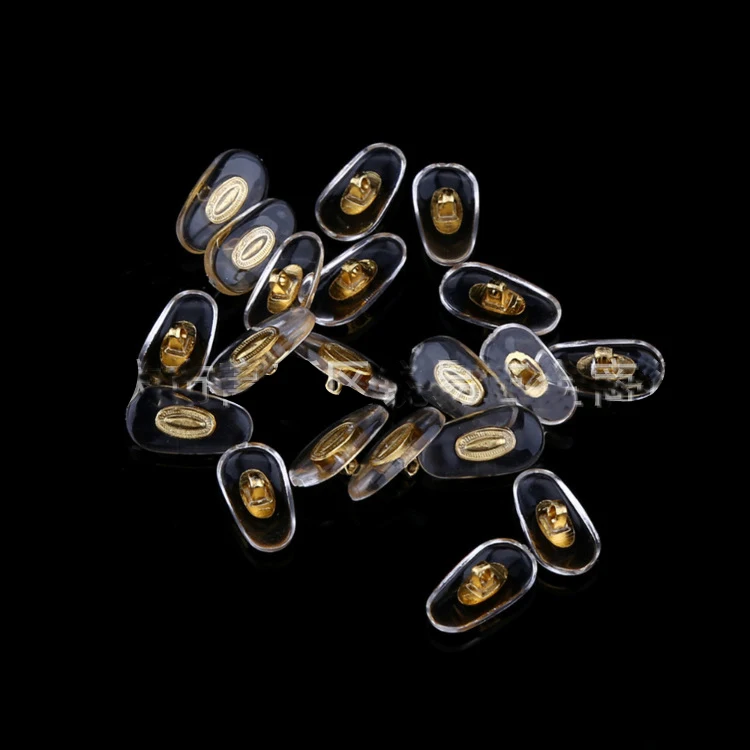 1 صندوق 15 نوعًا من طقم إصلاح وسادة الأنف للنظارات - 300 قطعة من وسائد الأنف البلاستيكية للنظارات/النظارات الشمسية بأحجام وأشكال متعددة