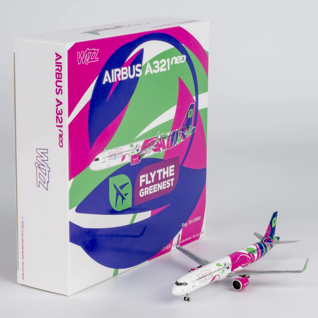 

13138 Alloy Collectible Plane Gift NG Model 1:400 Wizz Air Malta Airbus A321neo Diecast Aircraft Jet Model 9H-WNM