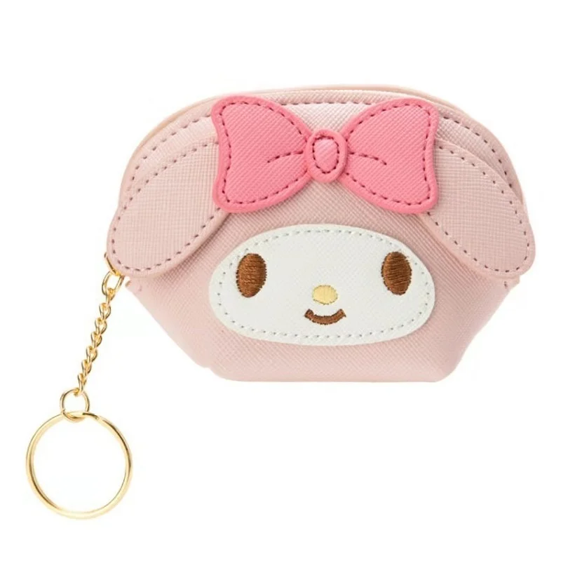 Hello Kitty New Cartoon Coin Purse Creative Small Wallet Wholesale Purses Pink My Melody Bags Keychain Kawaii Wallet Kid Purses