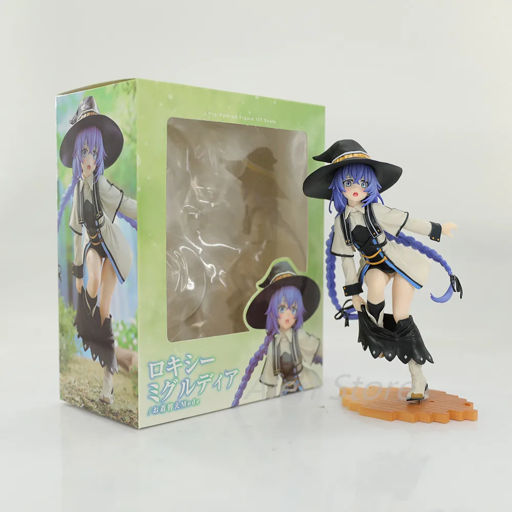 

21cm Mushoku Tensei: Jobless Reincarnation Roxy Anime Figure GK Garage Kits PVC Figurine Model Doll Ornament Kid Toy Gift