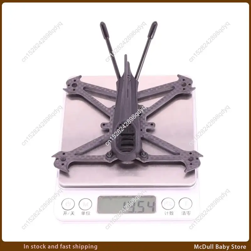 ABJA-Herbie 112 65MM 2.5 Inch FPV Racing Quadcopter Freestyle RC Drone Toothpick Frame Kit Fit For 1103 1104 1206 Brushless Moto